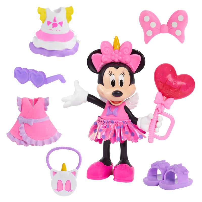 Disney Junior Minnie egér öltöztethető figura készlet - Unikornis