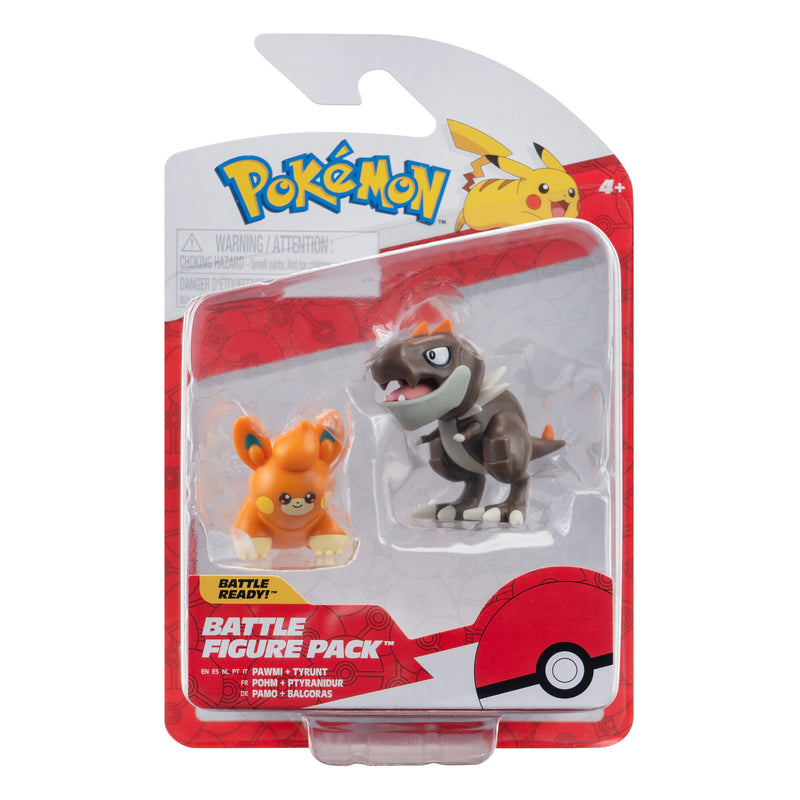 Pokémon Mini figura csomag - Tyrunt & Pawmi 5 cm