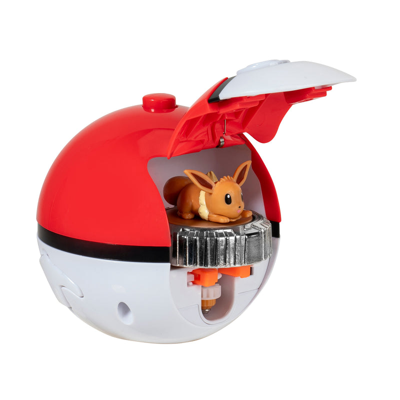 Pokémon harci pörgettyű - Eevee, pokélabdéval