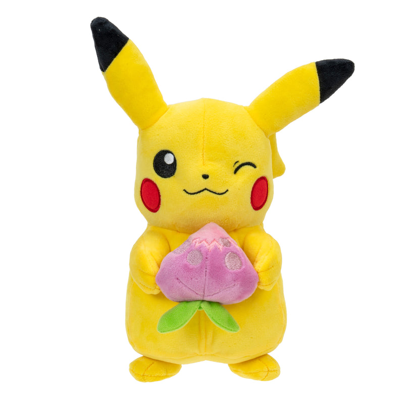 Pokémon plüssfigura - Pikachu pecha bogyóval 20 cm