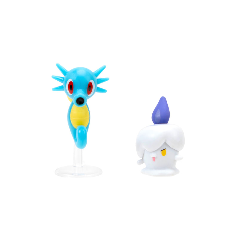 Pokémon figura csomag - Litwick & Horsea 5 cm