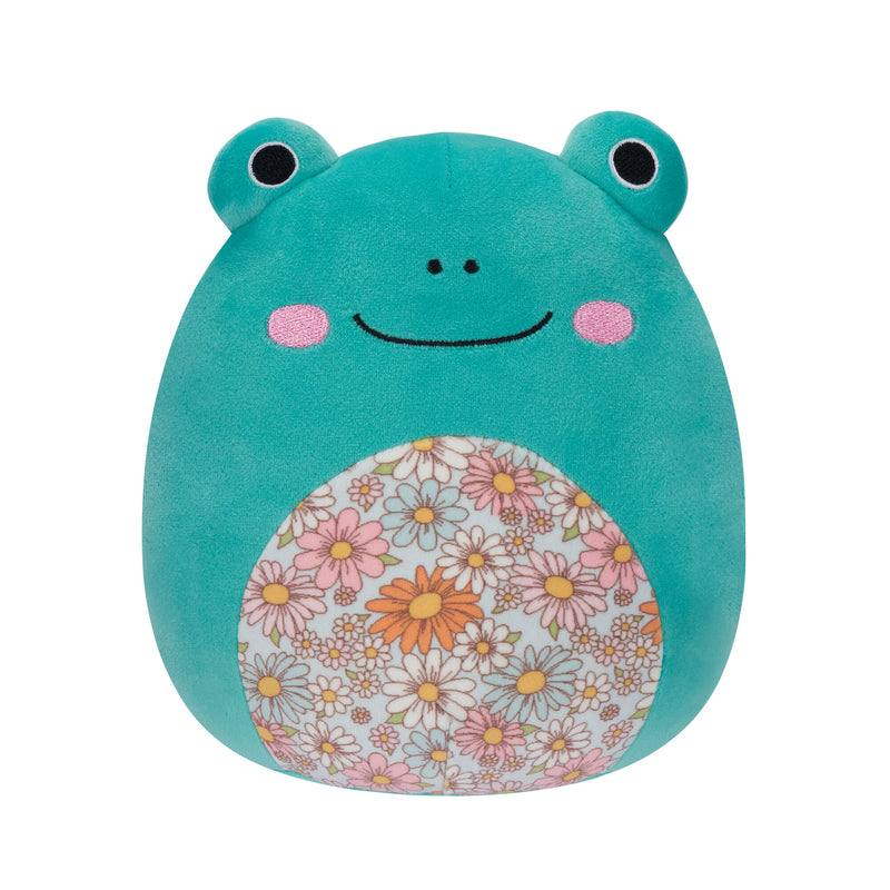 Squishmallows 20 cm - Robert a vízibéka virágos hassal