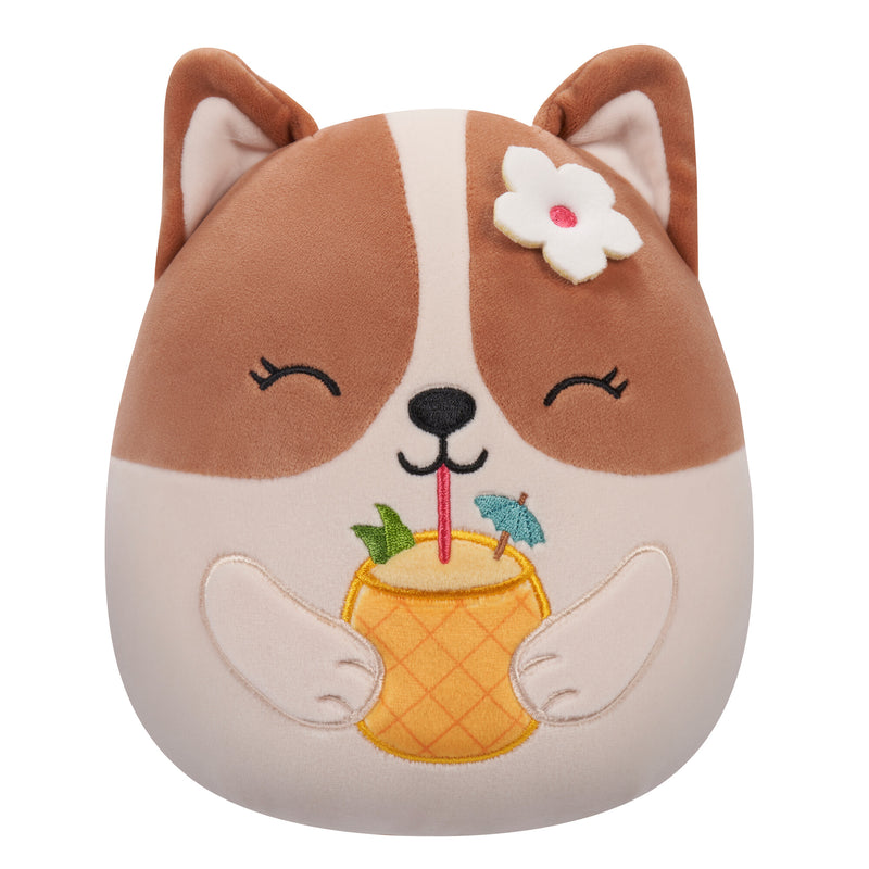 Squishmallows 20 cm - Regina a Corgi itallal