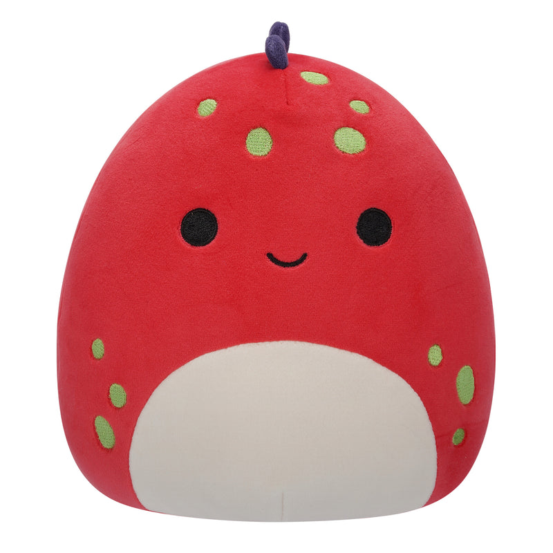 Squishmallows 20 cm - Dolan a dínó, sárga pöttyökkel