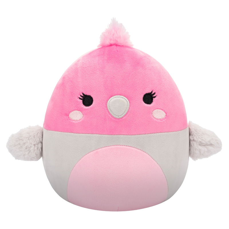 Squishmallows 20 cm - Jayla a rózsaszín és szürke kakadu