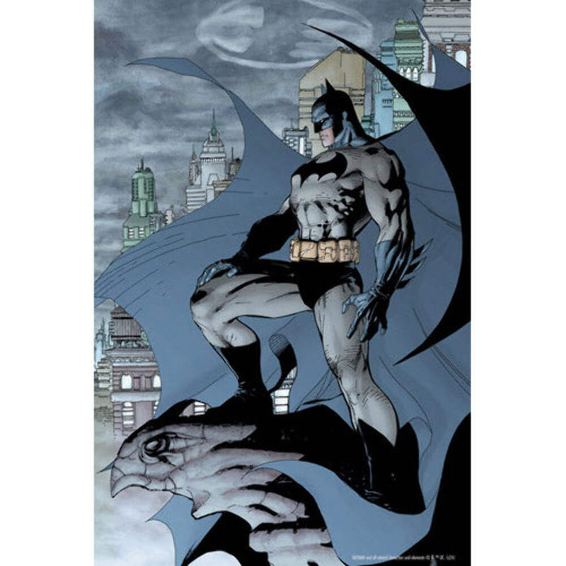 DC Comics Batman 300 darabos puzzle 10 cm-es ajándék műanyag figurával