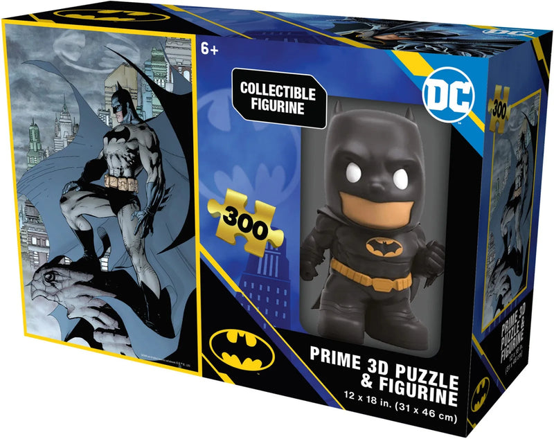 DC Comics Batman 300 darabos puzzle 10 cm-es ajándék műanyag figurával